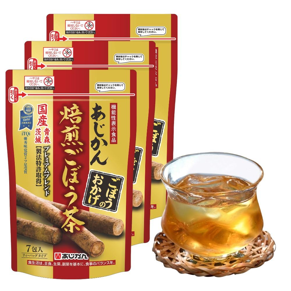 あじかん 焙煎ごぼう茶×６袋セット あじかん 焙煎ごぼう茶×6袋セット 【公式通販】